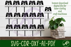 Gamer level up personalized number cake toppers, 16 designs Product Image 2