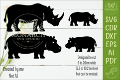 Safari Animal, African Wildlife Silhouettes 5 Product Image 2
