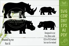 Safari Animal, African Wildlife Silhouettes 5 Product Image 2