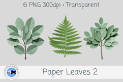 PNG Paper Leaves 2 Product Image 3