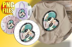 B Doodle Letter Valentine Romantic Playful Icon! Product Image 1