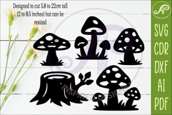 Woodland animal Silhouette shapes for laser cutting Product Image 2
