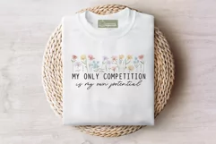 Floral Motivational Self-Care Quotes T-Shirt Design 09 Product Image 2
