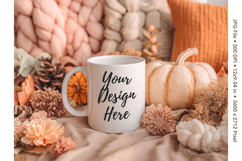 Fall Autumn Coffee Mug Mockups Template Blank Ceramic Cup_10 Product Image 1