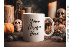 Halloween Coffee Mug Mockups Template Blank Ceramic Cup_2 Product Image 1