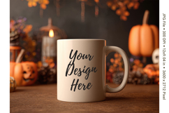 Halloween Coffee Mug Mockups Template Blank Ceramic Cup_21 Product Image 1