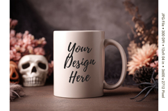Halloween Coffee Mug Mockups Template Blank Ceramic Cup_22 Product Image 1