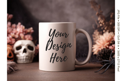Halloween Coffee Mug Mockups Template Blank Ceramic Cup_26 Product Image 1