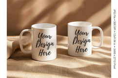 Fall Autumn Coffee Mug Mockups Template Blank Ceramic Cup_30 Product Image 1