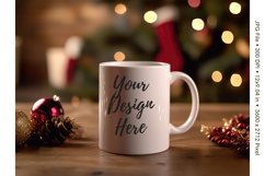 Christmas Winter Coffee Mug Mockups Template Blank Ceramic52 Product Image 1