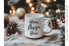 Christmas Winter Coffee Mug Mockups Template Blank Ceramic53 Product Image 1