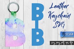Leather Keychain SVG Design | Keychaine Design | SVG File Product Image 1