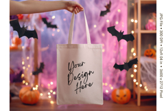 Canvas Tote Bag Mockup Shopping Bag White Natural Blank_1 Product Image 1