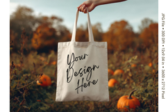 Canvas Tote Bag Mockup Shopping Bag White Natural Blank_14 Product Image 1