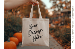 Canvas Tote Bag Mockup Shopping Bag White Natural Blank_15 Product Image 1