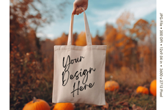 Canvas Tote Bag Mockup Shopping Bag White Natural Blank_16 Product Image 1