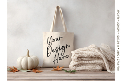 Canvas Tote Bag Mockup Shopping Bag White Natural Blank_20 Product Image 1