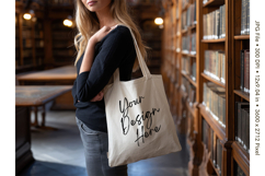 Canvas Tote Bag Mockup Shopping Bag White Natural Blank_42 Product Image 1