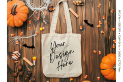 Canvas Tote Bag Mockup Shopping Bag White Natural Blank_7 Product Image 1