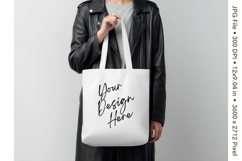 Canvas Tote Bag Mockup Shopping Bag White Natural Blank_139 Product Image 1