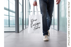 Canvas Tote Bag Mockup Shopping Bag White Natural Blank_186 Product Image 1