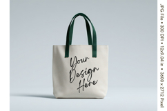 Canvas Tote Bag Mockup Shopping Bag White Natural Blank_202 Product Image 1