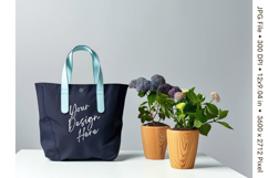 Canvas Tote Bag Mockup Shopping Bag White Natural Blank_207 Product Image 1