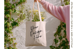 Canvas Tote Bag Mockup Shopping Bag White Natural Blank_24 Product Image 1