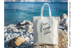Canvas Tote Bag Mockup Shopping Bag White Natural Blank_248 Product Image 1
