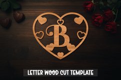 Valentine Laser Cut Alphabet letter Product Image 3