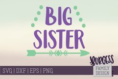 Big sister | SVG DXF EPS PNG Product Image 1