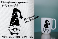 Gnome svg. Christmas gnome svg cute file Product Image 1