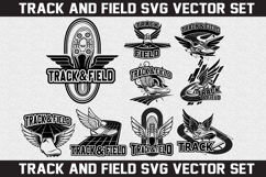 Track and Field SVG logo Design Product Image 1