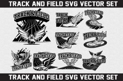 Track and Field SVG logo Design Product Image 1