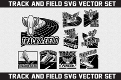 Track and Field SVG logo Design Product Image 1