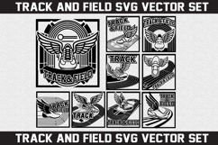 Track and Field SVG logo Design Product Image 1
