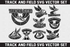 Track and Field SVG logo Design Product Image 1