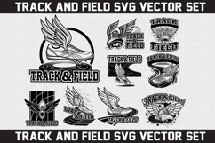 Track and Field SVG logo Design Product Image 1