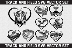 Track and Field SVG logo Design Product Image 1