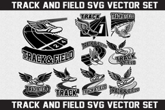 Track and Field SVG logo Design Product Image 1