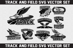 Track and Field SVG logo Design Product Image 2