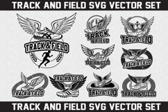 Track and Field SVG logo Design Product Image 1