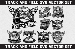 Track and Field SVG logo Design Product Image 1