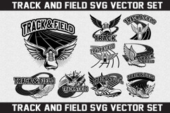 Track and Field SVG logo Design Product Image 1