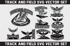 Track and Field SVG logo Design Product Image 1