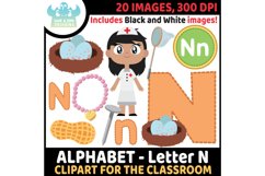 Big Alphabet Letter Clipart Bundle - Lime and Kiwi Designs Product Image 11