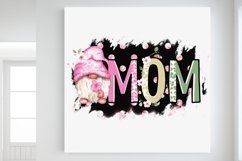 Mother&#039;s Day PNG with Pink Gnome, Mom Sublimation Design Product Image 3