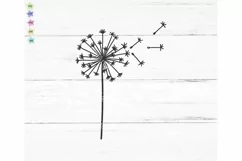 Dandelion svg, Flower svg, Garden svg Product Image 2