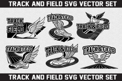 Track and Field SVG logo Design Product Image 2