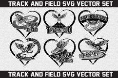 Track and Field SVG logo Design Product Image 2